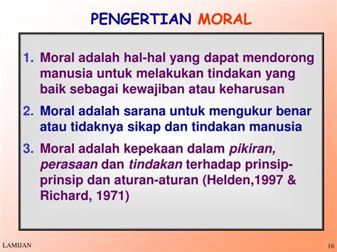 Moral Adalah Pengertian Nilai Moral Jenis Dan Contohnya