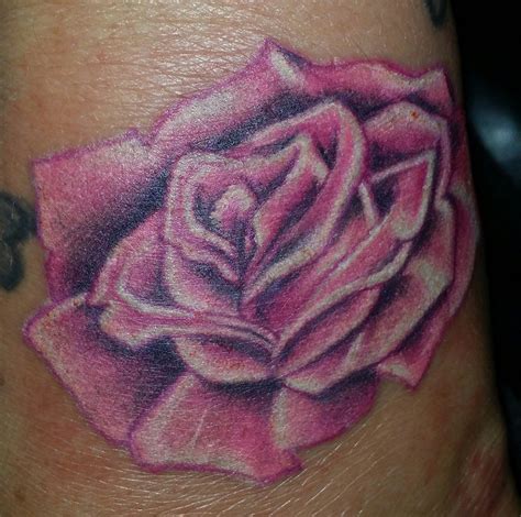 Maybe you would like to learn more about one of these? Pink rose no outline just shading - Tattoo.com