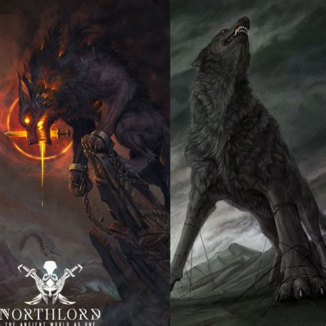 The Wolf Fenrir Norse Mythology Mythology Norse Mythology Norse