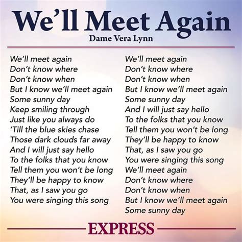We'll meet again, the very best of vera lynn. VE Day two minutes' silence: Charles and Camilla lead ...