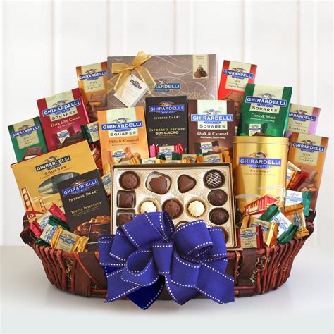 Ghirardelli Deluxe Chocolate T Basket Chocolate Ts Basket