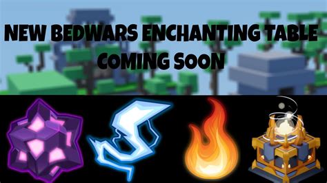 New Roblox Bedwars Enchanting Table Youtube