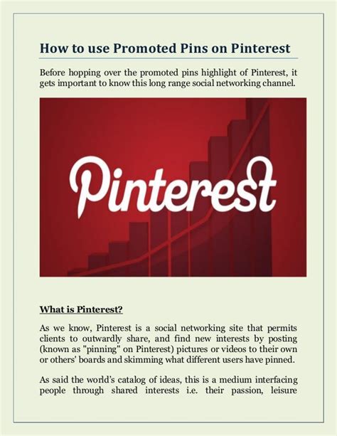 How To Use Promoted Pins On Pinterest
