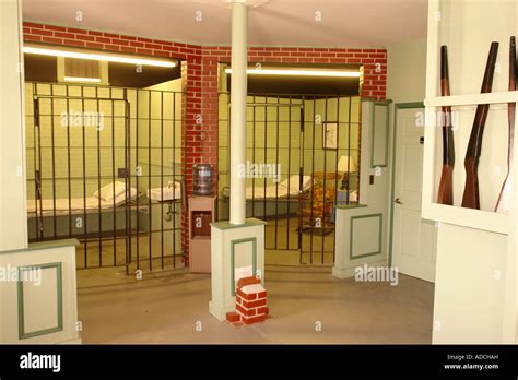 Ajd58755 Mount Airy Nc North Carolina Andy Griffith Show Jail Stock