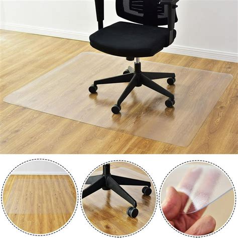 Ktaxon Pvc Matte Floor Protection Pad Desk Office Chair Floor Mat For