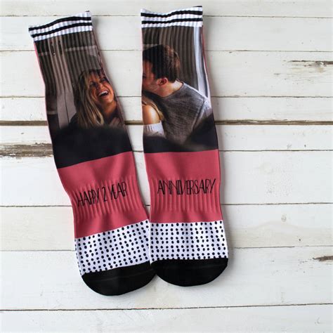Personalised Anniversary Your Photo Socks By Solesmith