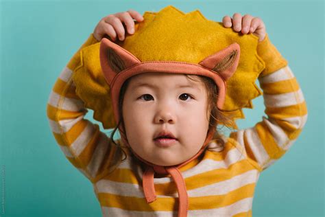 Portrait Of Toddler In Lion Costume By Stocksy Contributor Lauren