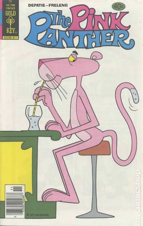 Pink Panther 1971 Gold Key Comic Books Retro Poster Pink Panthers Pink Posters