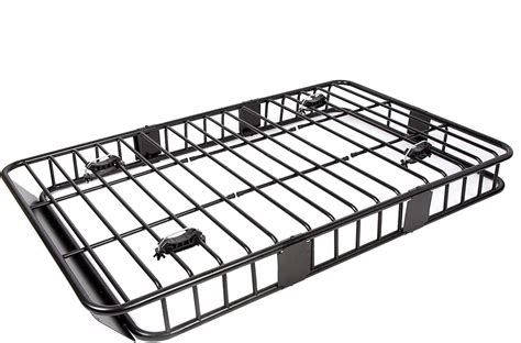64 X 39 X 6 Universal Roof Rack Cargo Carrier With Extension 250lb
