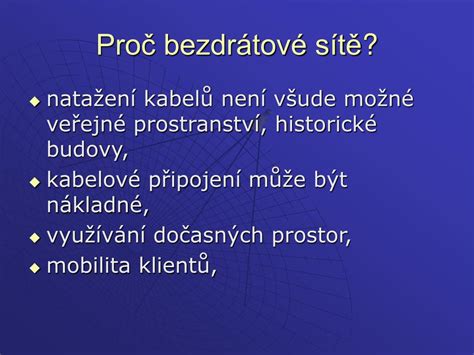 PPT Bezdr átové sítě PowerPoint Presentation free download ID 4894178