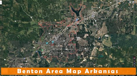 Benton Arkansas Map And Benton Arkansas Satellite Image