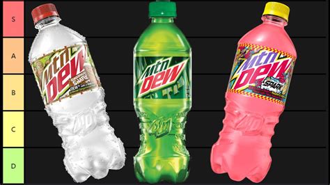 Ranking Every Mountain Dew Flavor Ive Ever Tried Youtube