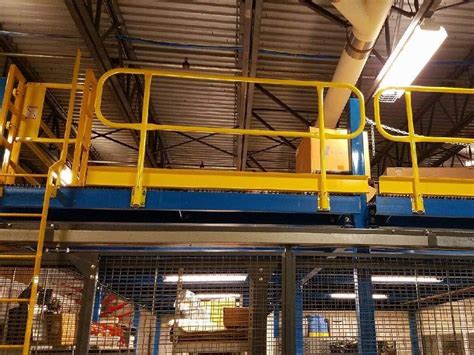 Industrial Removable Safety Railing Prefabricated And Galvanized