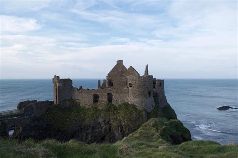 Dunluce Castle On The North Coast Of Northern Ireland Originally Built