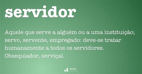 Servidor Dicio Dicionário Online De Português