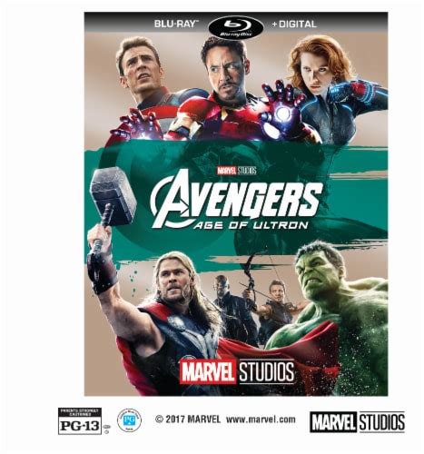 The Avengers Age Of Ultron 2015 Blu Raydigital Copy Marvels 10th Anniversary Edition 1