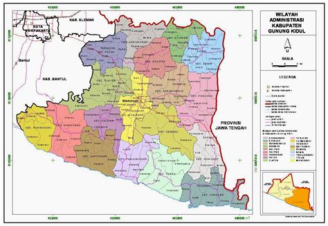 Peta Kabupaten Sleman Background