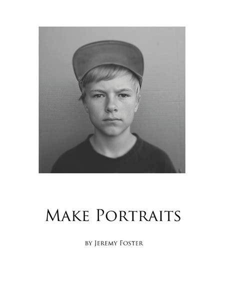make portraits by jeremy foster blurb books canada