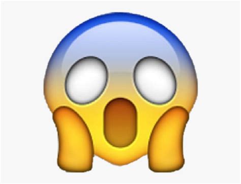 Face Screaming In Fear Emoji Png Transparent Png Kindpng
