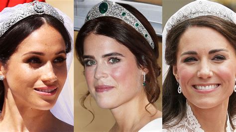 Princess Eugenies Royal Wedding Tiara Compared To Meghan Markle And