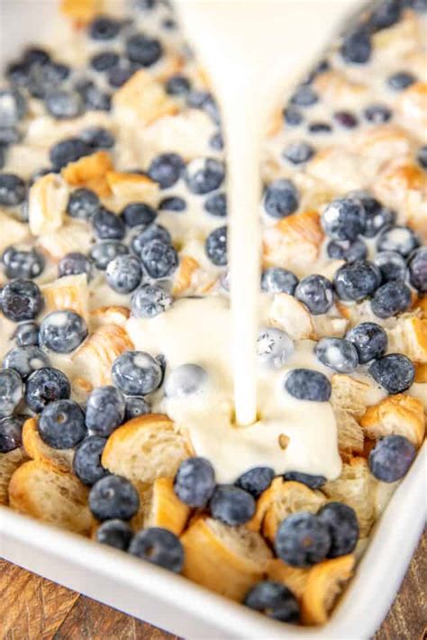 Blueberry Croissant Breakfast Casserole Plain Chicken