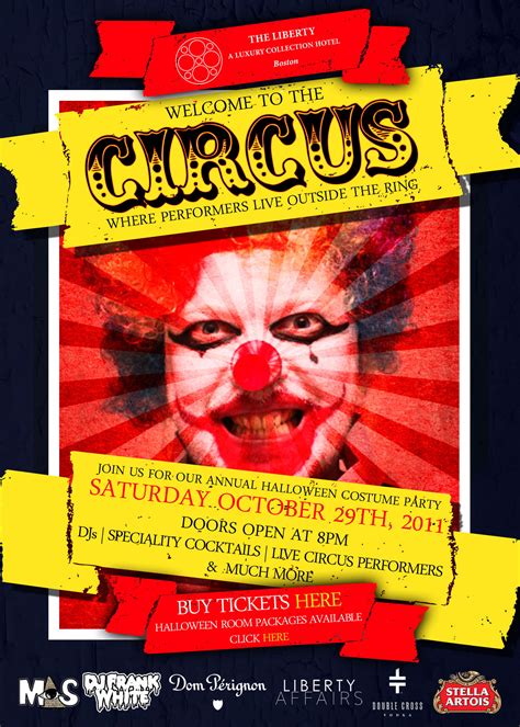 Beetlejuice, halloween party, party ideas, tim burton. Tickets for The Liberty Hotel Presents: Circus in Boston ...