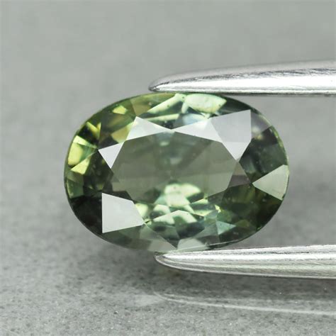 100 Natural Genuine Green Sapphire 80ct 68 X 50 X 29mm Oval Si1