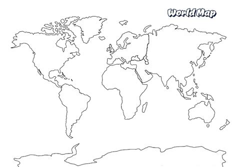 11 Best Images Of Blank Map Worksheet Printable Blank World Map