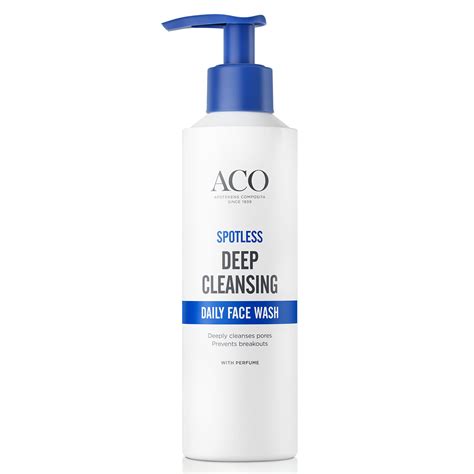 Aco Spotless Deep Cleansing Daily Face Wash 200 Ml Akne Farmasietno