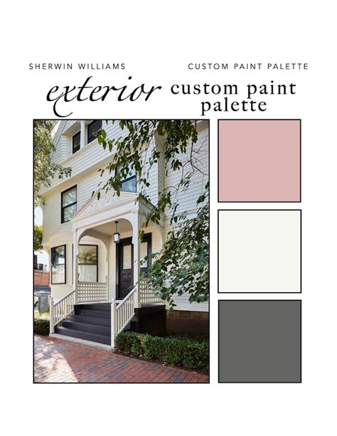 Custom Exterior Paint Palette Etsy