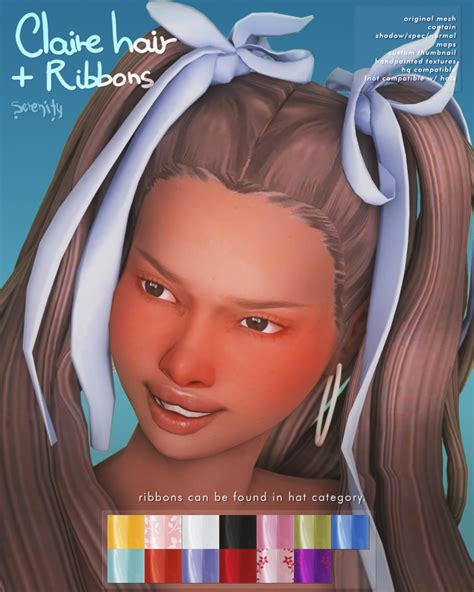 Claire Hair By Serenity The Sims 4 Download Simsdomination