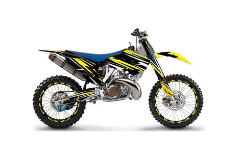 Buy yamaha graphics evs origin $149.99; Husqvarna TC 250 Dirt Bike Graphics: Attack - Yellow MX ...