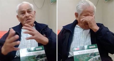 Abuelo Peruano De 80 Años Hace Llorar A Las Masas Con Su Conmovedora