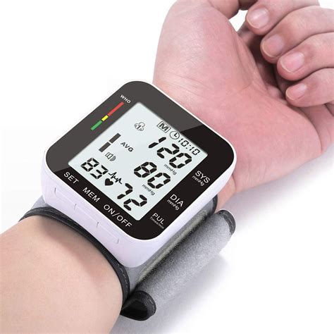 Portable Automatic Digital Wrist Blood Pressure Monitor