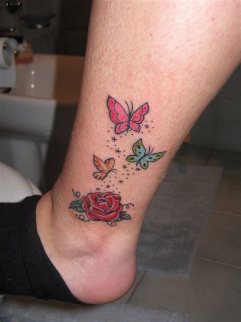 Rose And Butterfly Tattoo By 91elena91 On Deviantart