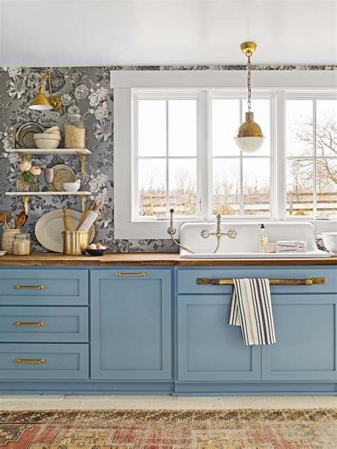 22 Of The Best Paint Colors For Small Spaces Liven Up A Small Kitchen