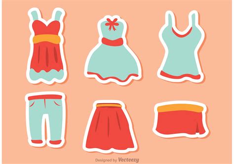 Girl Fashion Vectors Pack 1 - Download Free Vector Art, Stock Graphics ...