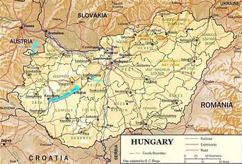 Hungary Geographical Maps Of Hungary Klima Naturali™