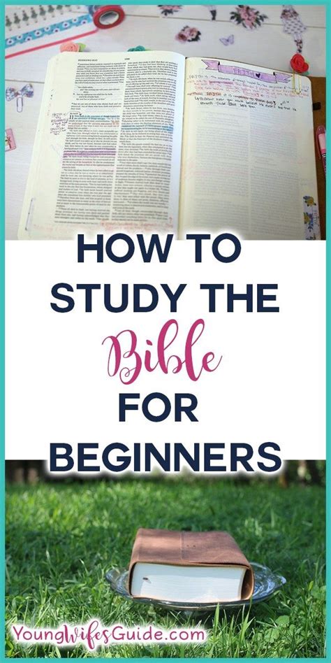 How To Study The Bible For Beginners Hf 86 Bible Study Scripture