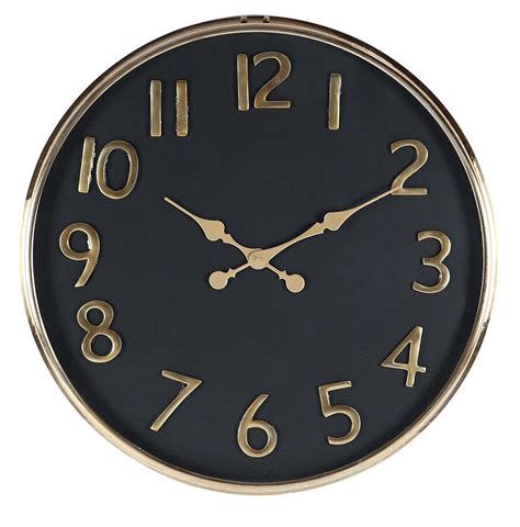 Stainless Steel Wall Clock 25d 43522
