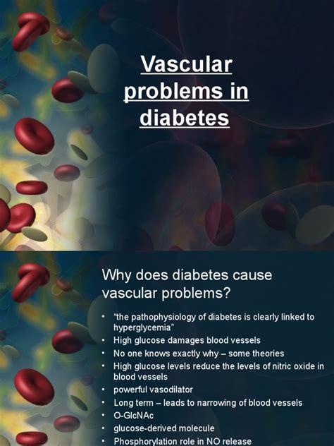 Vascular Problems In Diabetes Kidney Disease Diabetes Mellitus