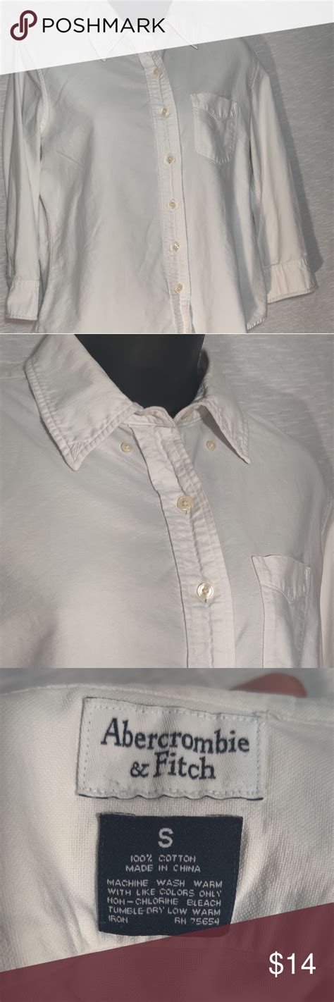 🦩🦩abercrombie And Fitch Button Up Top In 2020 Tops T Shirts For Women Abercrombie