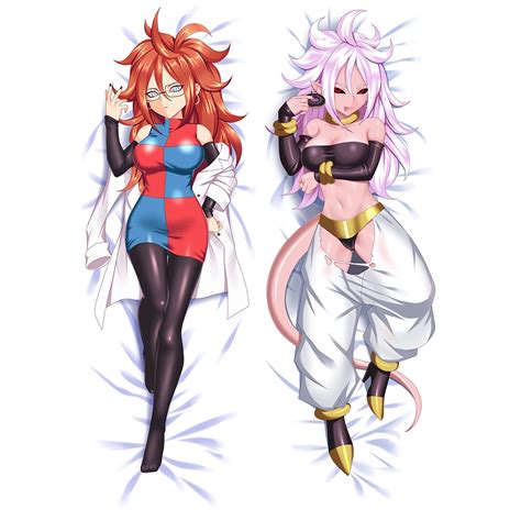 Anime Jk Dragon Ball Fighter Z Majin Android 21 Dakimakura Body Pillow
