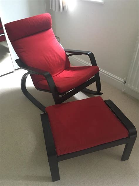 Ikea Poang Rocking Chair And Footstool In Sheffield South Yorkshire