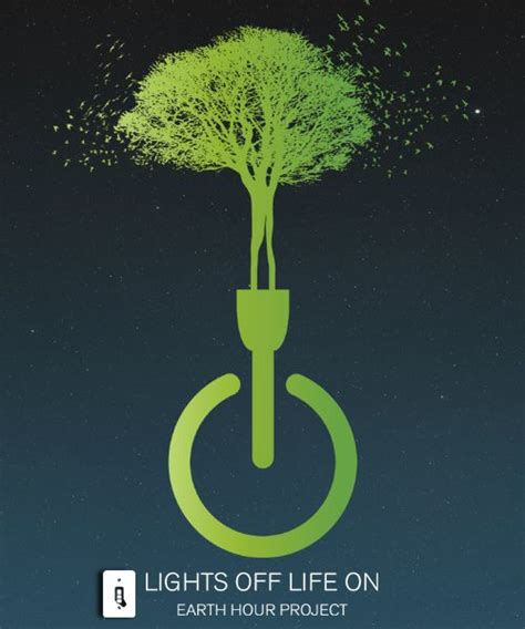 Earthhour Nice Design Earth Hour Global Environmental Posters