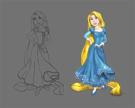 Entry 10 By Shanthikumarg For Princess Rapunzel Cartoon Freelancer