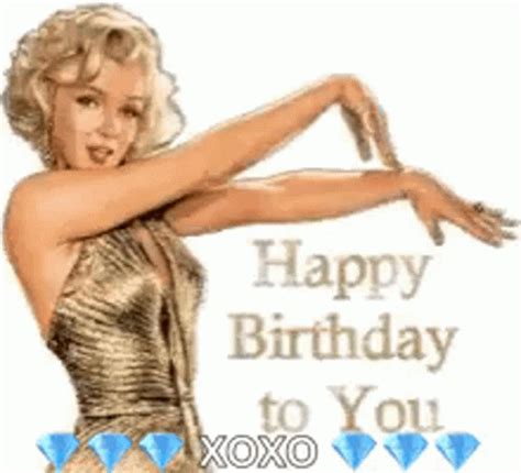 Marilyn Monroe Happy Birthday GIF MarilynMonroe HappyBirthday