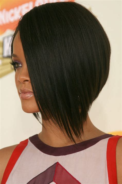 Rihanna Bob Haircut Lace Wig 10 Inches Silky Straight 100 Human Hair Wig Rihanna Bob Haircut
