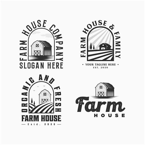 Premium Vector Vintage Farm Logo Illustration