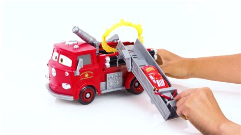 Disney Pixar Cars Colour Change Red Fire Truck Youtube